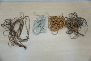 lot 84 image: Leather Strips (4 Color Variety)