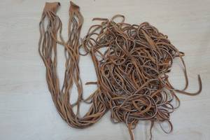 lot 87 image: Leather Strips (Brown)