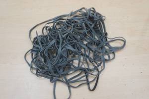 lot 90 image: Leather Strips (Grey)