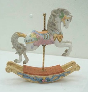 lot 136 image: Carousel Rocking Horse