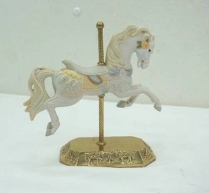 lot 141 image: Carousel Horse Figurine