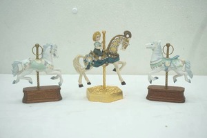 lot 144 image: Carousel Horse Figurines