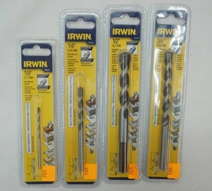 lot 174 image: IRWIN Drill Bits NEW (4ct variety)