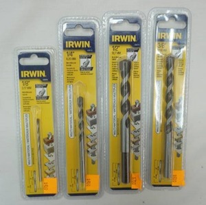 lot 175 image: IRWIN Drill Bits NEW (4ct variety)