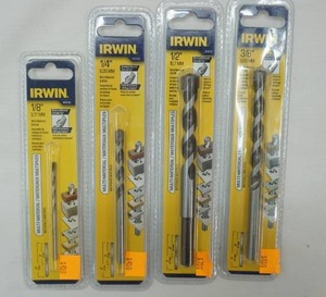 lot 176 image: IRWIN Drill Bits NEW (4ct variety)