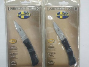 lot 188 image: (2ct) Mossberg Folding with Knife w2.5 Blade NEW