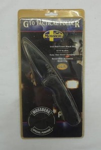 lot 189 image: (1ct) Mossberg Black Folding Knife w3 Blade NEW