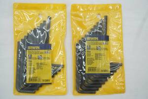 lot 216 image: IRWIN (2ct) Short Arm Hex Key Sets (10 in each package)