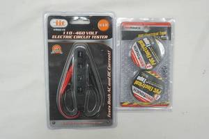 lot 219 image: NEW 110-460 Volt Electrical Circuit Tester & PV Electrical Tape