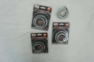 lot 227 image: Galvanized Wire & Galvanized Strapping 12 wide NEW