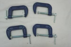 lot 267 image: IRWIN C-Clamps (4ct) 2-12 NEW