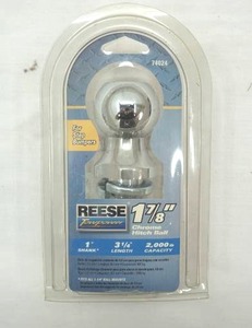 lot 291 image: Reese 1-78 Chrome Hitch Ball (NEW)