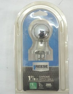 lot 293 image: Reese 1-78 Chrome Hitch Ball (NEW)