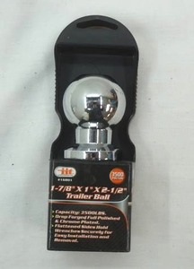 lot 302 image: iit 1-78x1x2-12 Trailer Ball (NEW)