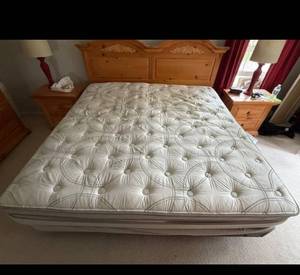 lot 336 image: California King Sleep Number Bed