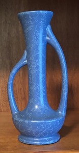 lot 84R image: LL - Vintage Rumrill Pottery Vase with Double Handles