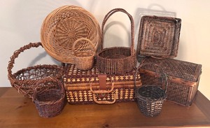 lot 131R image: LL - Collection of Woven Baskets
