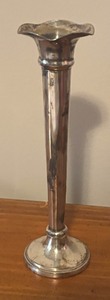 lot 151R image: LL - Vintage B&M Weighted Sterling Silver Bud Vase