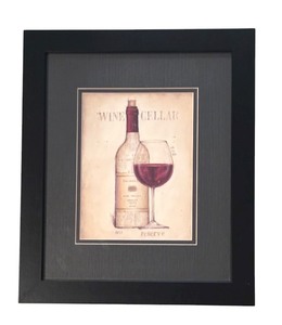 lot 159R image: LL - Framed Wine Cellar Print
