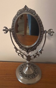 lot 163R image: LL - Ornate Vanity Mirror with Adjustable Stand