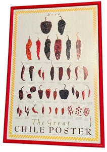 lot 75C image: LL - Framed The Great Chile Poster by Mark Miller