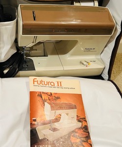 lot 107C image: LL - Singer Futura II Model 925 Sewing Machine with Accessories and Case