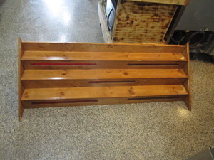 lot 69 image: Wood Shelf 61x20x17