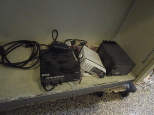 lot 70 image: (2) 2-Way Radios & Power Inverter