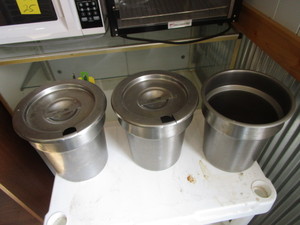 lot 79 image: SS Soup Serving Tubs