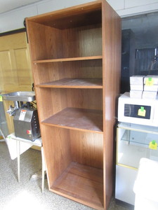 lot 81 image: Wood Shelving Unit 28x23x78