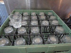 lot 87 image: (25) 3 12 Heavy Mixed Drink Glasses