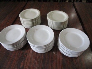 lot 110 image: (46) 6 Stoneware Plates
