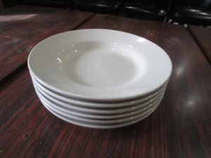 lot 111 image: (6) 12 Stoneware Pasta Bowls
