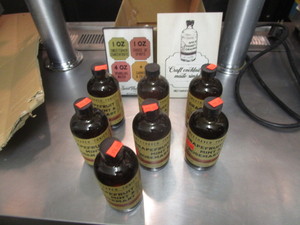 lot 138 image: (7) 8oz Sweet Haven Mixed Drink Tonic Grapefruit Mint & Rosemary
