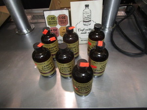 lot 139 image: (7) 8oz Sweet Haven Mixed Drink Tonic Lemon Basil & Lavender