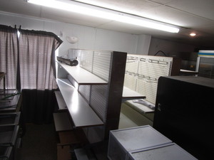 lot 160 image: (2) Sections Double Sided Gondola Retail Shelving 8x28x66