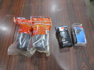lot 167 image: Tie Downs, Boat Trailer Plug Adapter, Boat Trailer Wheel Bearing Covers
