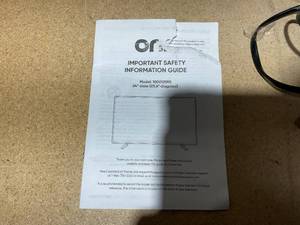 lot 217 image: Onn Roku 24 Smart Tv