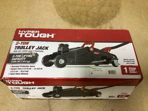 lot 411 image: Hyper Tough T82011W Trolley Jack, 2 Ton