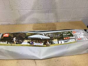 lot 413 image: Ozark Trail 12 x 12 Instant Straight Leg Canopy for Camping - Gray