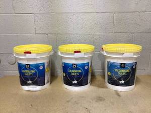 lot 434 image: LOT OF 3 Members Mark Chlorinating Tablets 40LB 3 Tablets