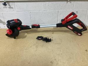 lot 317 image: Hyper Tough 20V Max Cordless 12-inch String Trimmer, HT21-401-003-02