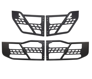 lot 14 image: YIKATOO Off Road FrontRear Tubular 4 Doors Set for 2007-2018 Jeep Wrangler JK