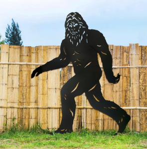 lot 79 image: 7.4ft Bigfoot Metal Outdoor Decor Big Foot Sasquatch Gifts for MenWomen Bigfoot Silhouette Statues for Yard Art, Patio, Lawn, Forests, Garden Decor, Yard Display, Garden Decorations