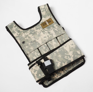 lot 206 image: 20LBS - 140LBS Adjustable Weighted Vest With Shoulder Pads Option for Men and Women