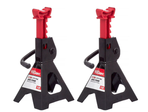 lot 412 image: Hyper Tough 2-Ton Jack Stand 2 Pack