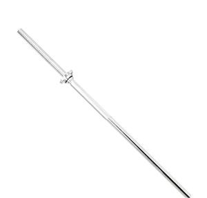 lot 101 image: Sunny Health & Fitness Threaded Solid 60 Chrome Exercise Barbell Bar w 1 Barbell Diameter, Olympic Weight Lifting Bar, STBB-60