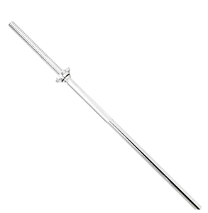 lot 102 image: Sunny Health & Fitness Threaded Solid 60 Chrome Exercise Barbell Bar w 1 Barbell Diameter, Olympic Weight Lifting Bar, STBB-60