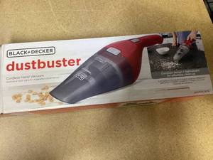 lot 463 image: Blackdecker 3.6 V Cordless Handheld Vacuum Cleaner HNVC115JB06