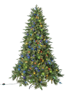 lot 86 image: Members Mark Pre-Lit 7.5 Spruce Pine Artificial Christmas Tree